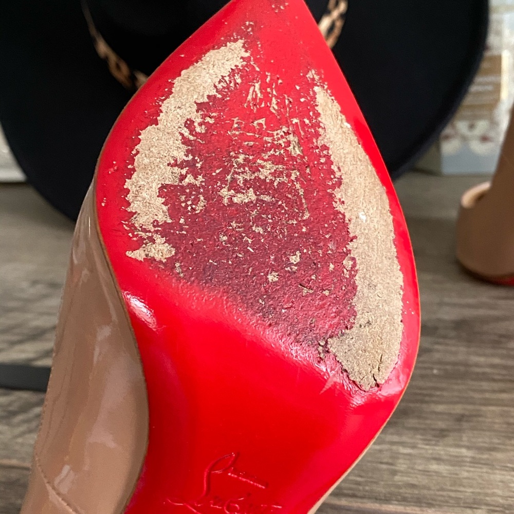 💰SOLD💰Christian Louboutin Nude Pigalle 120 - Picture 8 of 8